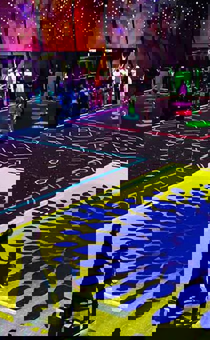 Part video arcade. Part interactive arena. One unforgettable time.